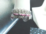 silver 10 charms bracelet good d